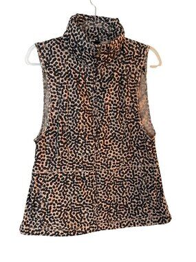 Lululemon Pack-It Hooded Vest Ace Spot Grain Black Size 8